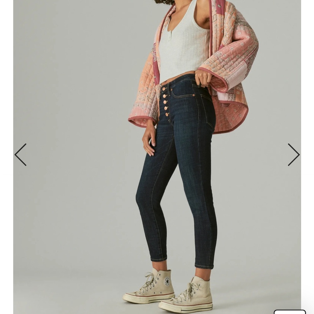 Ava Mid Rise Skinny-Lucky - Picture 2 of 7
